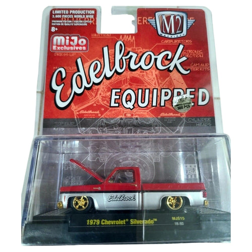1979 Chevrolet Silverado - Red & Silver, Gold Chrome Details, Brass Interior, Gold Rims (Chase)