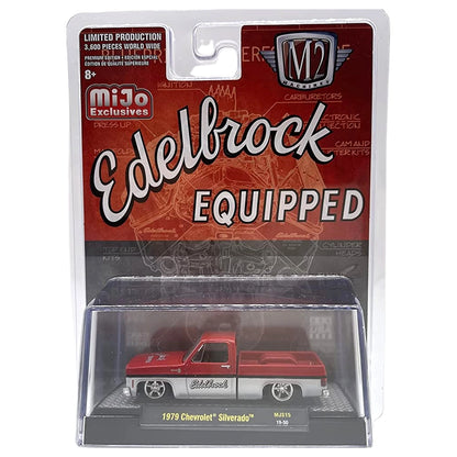 1979 Chevrolet Silverado - Red & Silver, Silver Chrome Details, Black Interior, Silver Rims