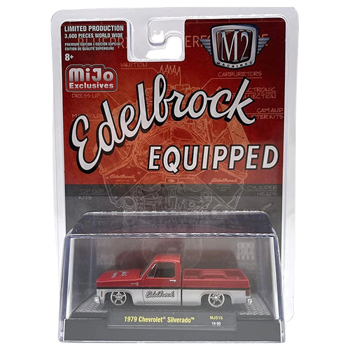 1979 Chevrolet Silverado - Red & Silver, Silver Chrome Details, Black Interior, Silver Rims