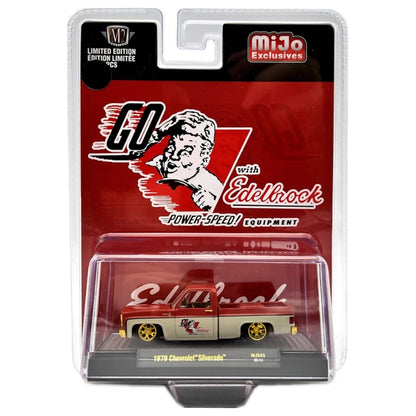 1979 Chevrolet Silverado - Red & White Chase (Yellow Chrome Details, Gold Interior)