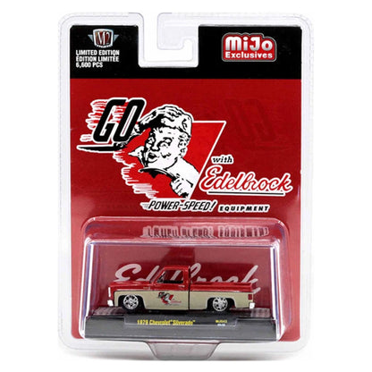 1979 Chevrolet Silverado - Red & White (Silver Chrome Details, Black Interior)