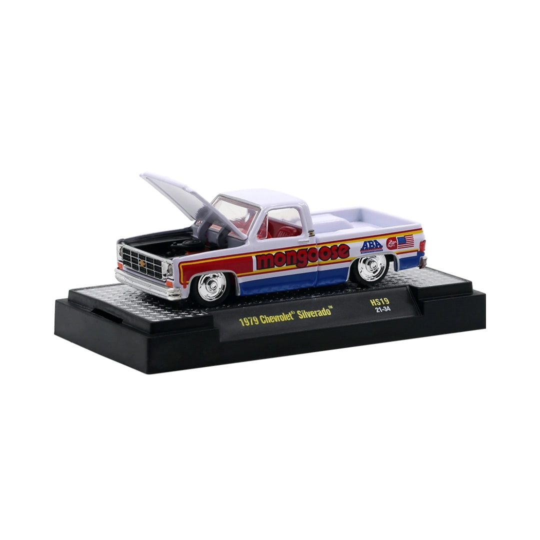1979 Chevrolet Silverado - White Mongoose Livery Chase / Gold Chrome Details, Brass Interior