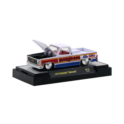 1979 Chevrolet Silverado - White Mongoose Livery Chase / Gold Chrome Details, Brass Interior