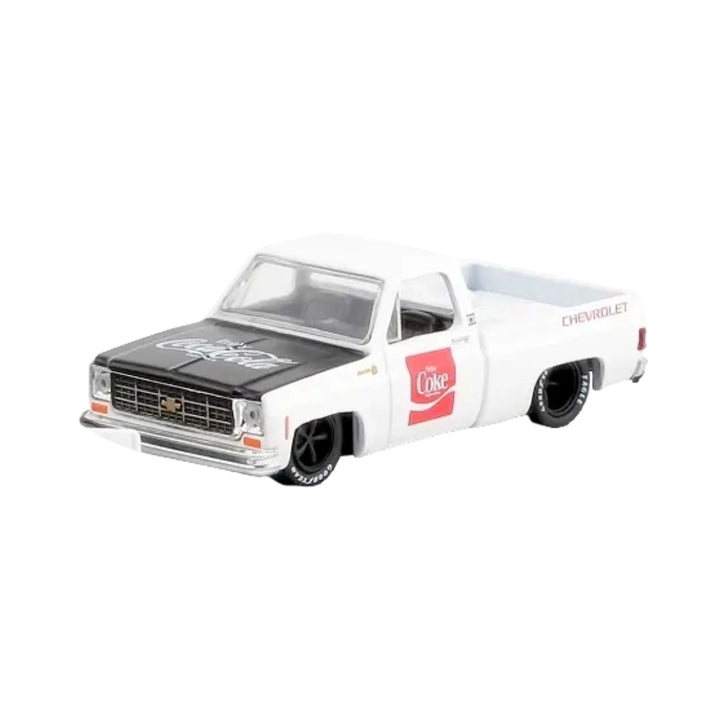 1979 Chevrolet Silverado - White & Black, Red Chrome Bumpers, Grille & Rims, Red Interior (Chase)