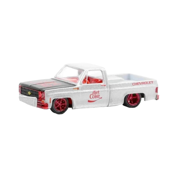 1979 Chevrolet Silverado Stepside - White Coca-Cola (Silver Chrome Details, Black Interior)