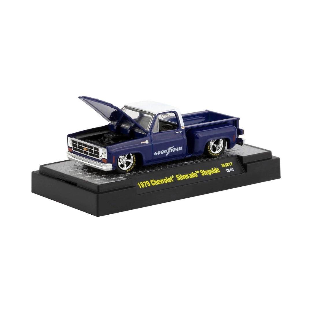 1979 Chevrolet Silverado Stepside Blue (Goodyear Livery)