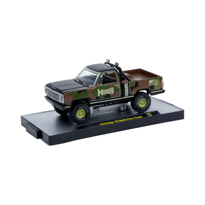 1979 Dodge 150 Macho Power Wagon - Green & Black (M2 Machines S60 Release 60, Limited Edition, Goodyear Tires)