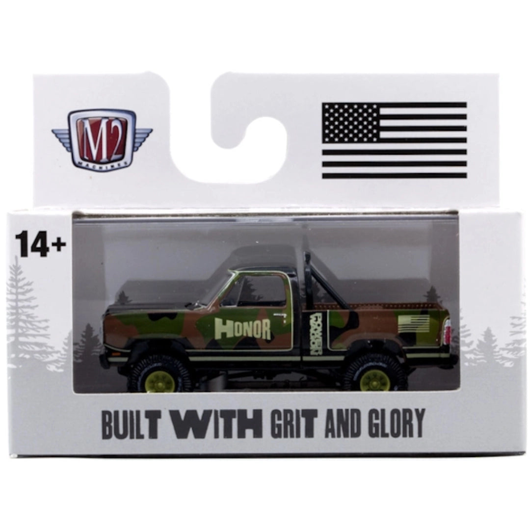 1979 Dodge 150 Macho Power Wagon - Green & Black (M2 Machines S60 Release 60, Limited Edition, Goodyear Tires)