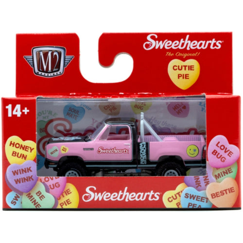 1979 Dodge 150 Macho Power Wagon - Pink & Gray (Sweethearts Candies, Walmart Exclusive, Limited Edition, WMTS22)