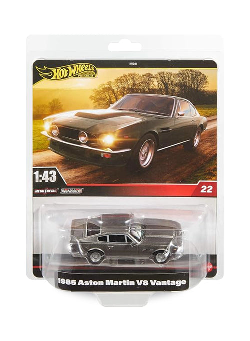 Hot Wheels Premium Singles 1:43 2025 1985 Aston Martin V8 Vantage 1:43 – Cumberland Grey