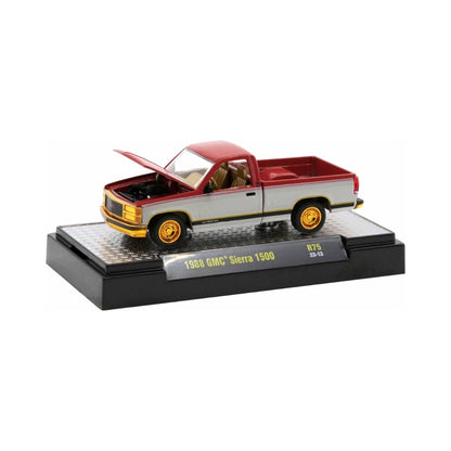 1988 GMC Sierra 1500 - Red & Silver with Yellow Chrome (Chase)