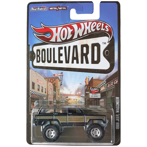 Hot Wheels 1:64 1988 Jeep Wagoneer Black