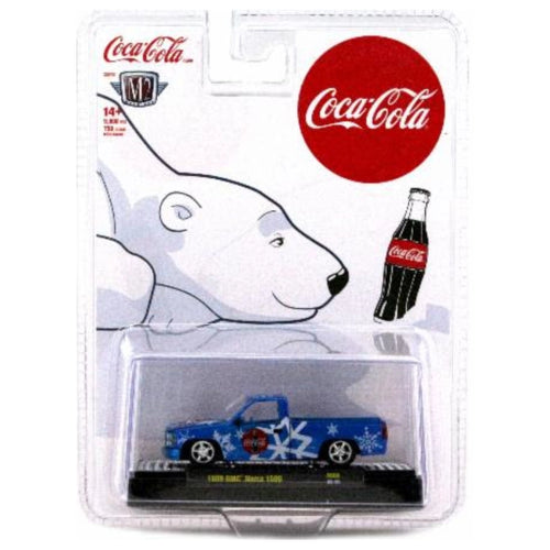 1989 GMC Sierra 1500 - Blue & White Graphics (Coca-Cola)