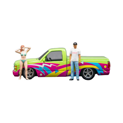 1990 Chevrolet C1500 SS 454 - Green & Pink Graphics