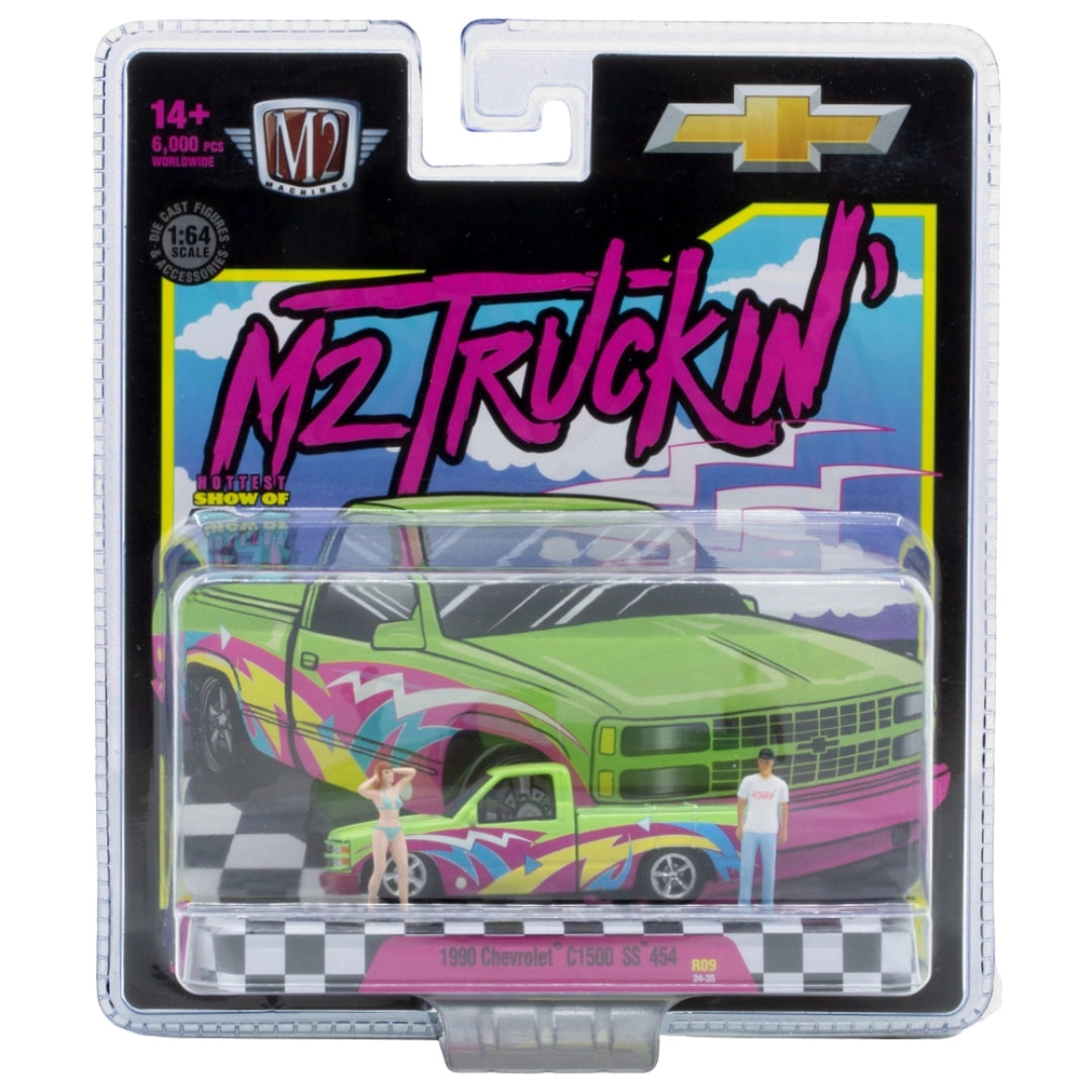 1990 Chevrolet C1500 SS 454 - Green & Pink Graphics