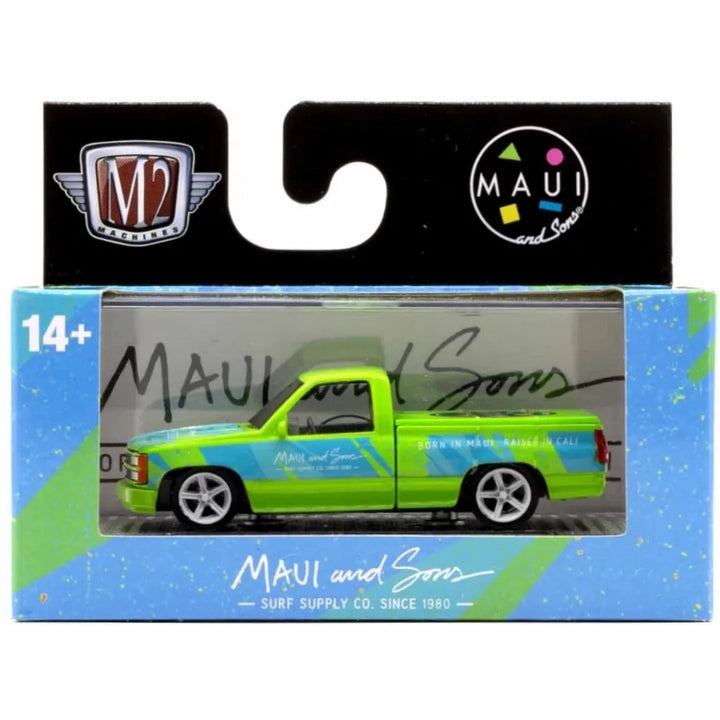 1990 Chevrolet C1500 Silverado - Green & Blue Graphics