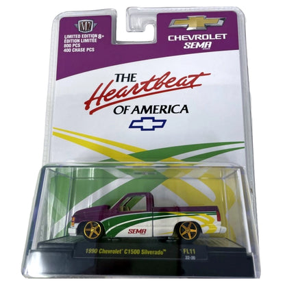 1990 Chevrolet C1500 Silverado - Purple & White with Gold Chrome (Chase)