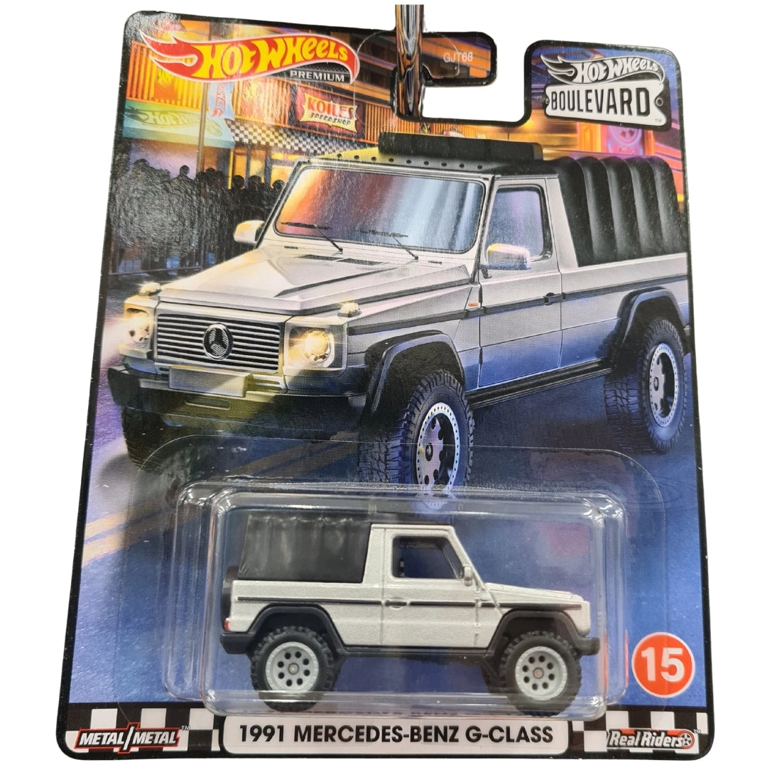 Hot Wheels 1:64 1991 Mercedes-Benz G-Class Metalflake Silver