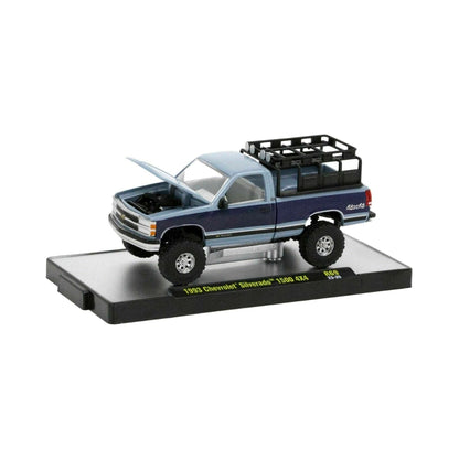 1993 Chevrolet Silverado 1500 4X4 - Blue/White (Opening Hood)