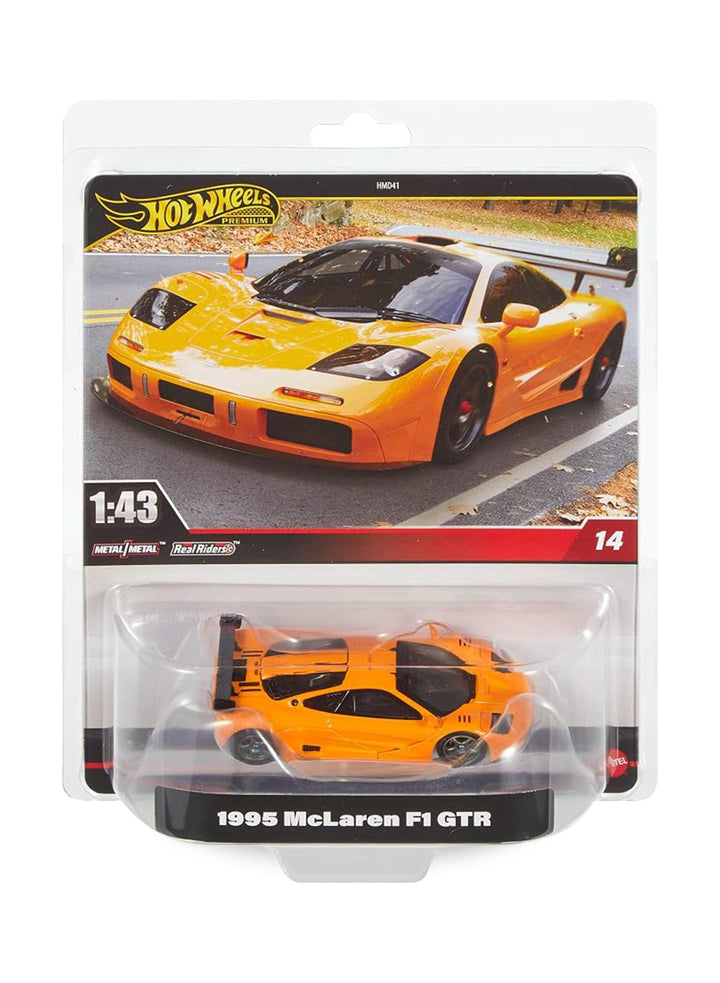 Hot Wheels Premium Singles 1:43 2024 1995 McLaren F1 GTR 1:43 – Papaya Orange
