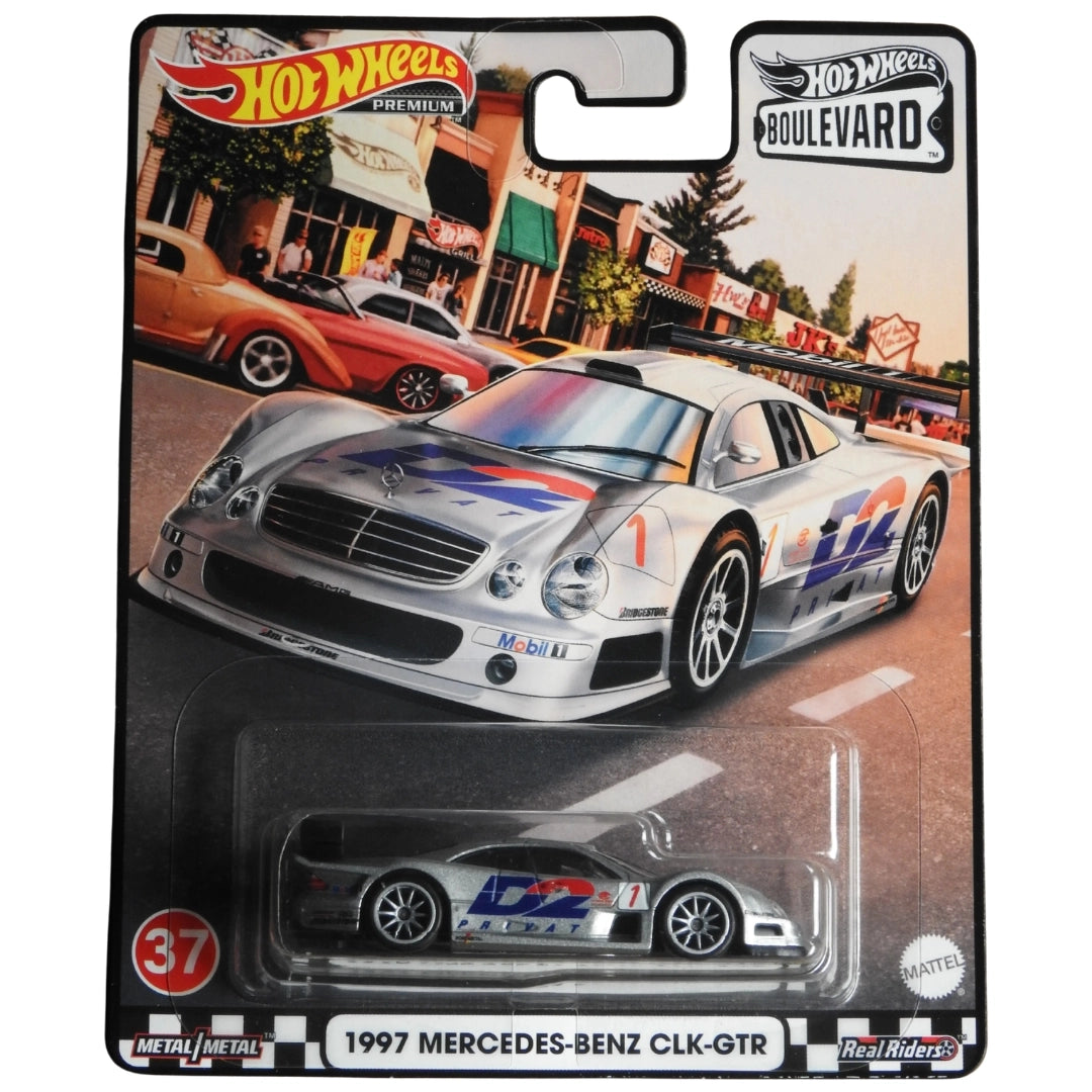 Hot Wheels 1:64 1997 Mercedes-Benz CLK-GTR Silver
