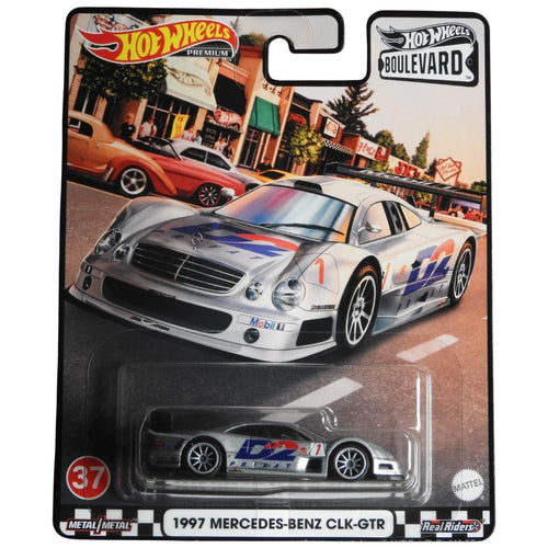 Hot Wheels 1:64 1997 Mercedes-Benz CLK-GTR Silver