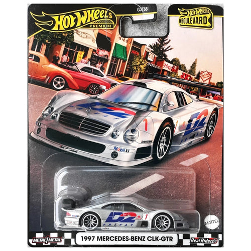 Hot Wheels 1:64 1997 Mercedes-Benz CLK-GTR Metalflake Silver
