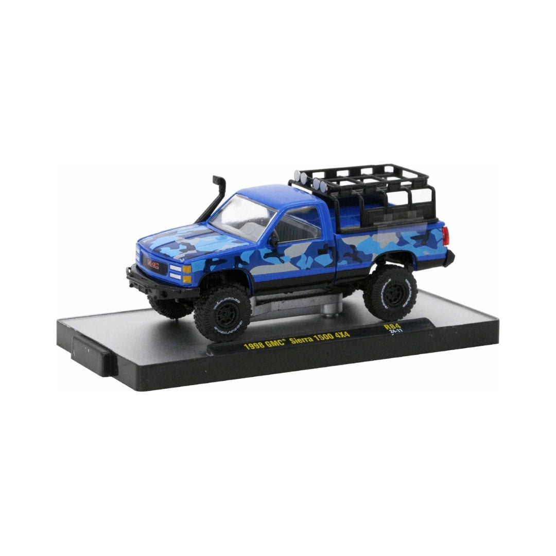 1998 GMC Sierra 1500 4X4 - Blue Camo (Black Rims)