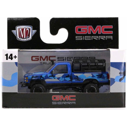 1998 GMC Sierra 1500 4X4 - Blue Camo (Black Rims)