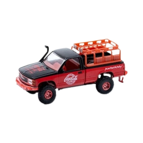 1998 GMC Sierra 1500 4X4 - Red/Black (Orange Chrome Rims, Chase)
