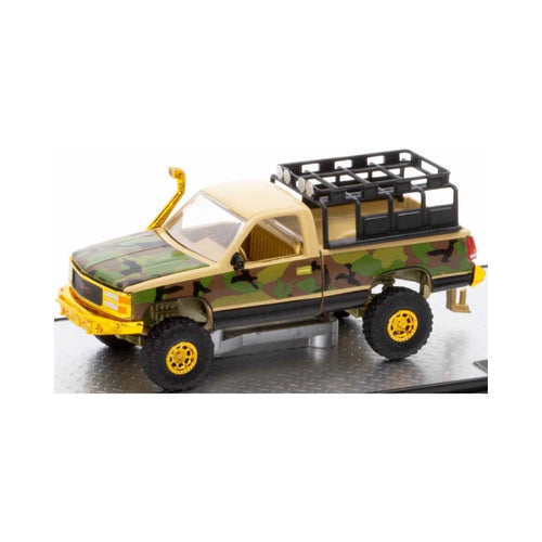1998 GMC Sierra 1500 4X4 - Tan/Camo (Yellow Rims, Chase)