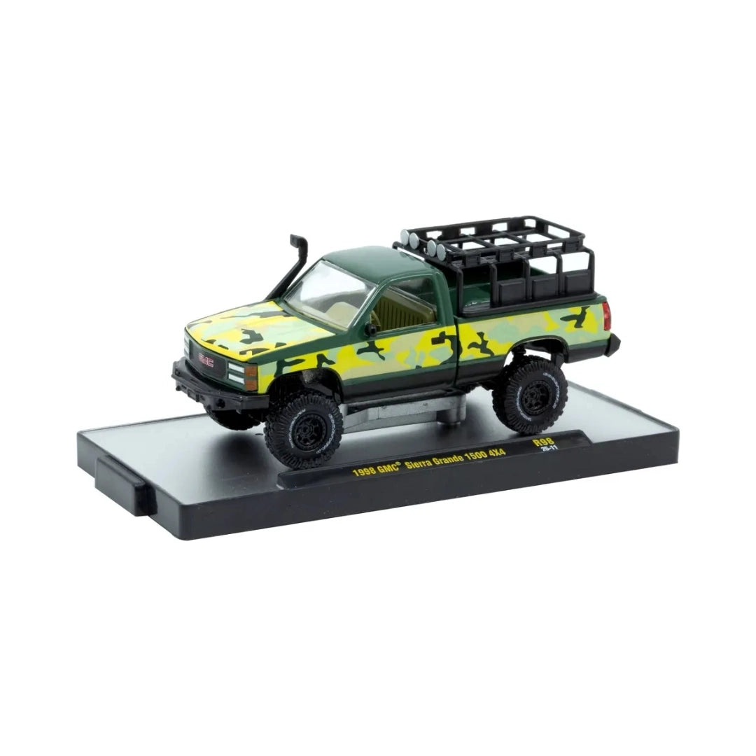1998 GMC Sierra Grande 1500 4X4 - Green/Camo (Black Rims)