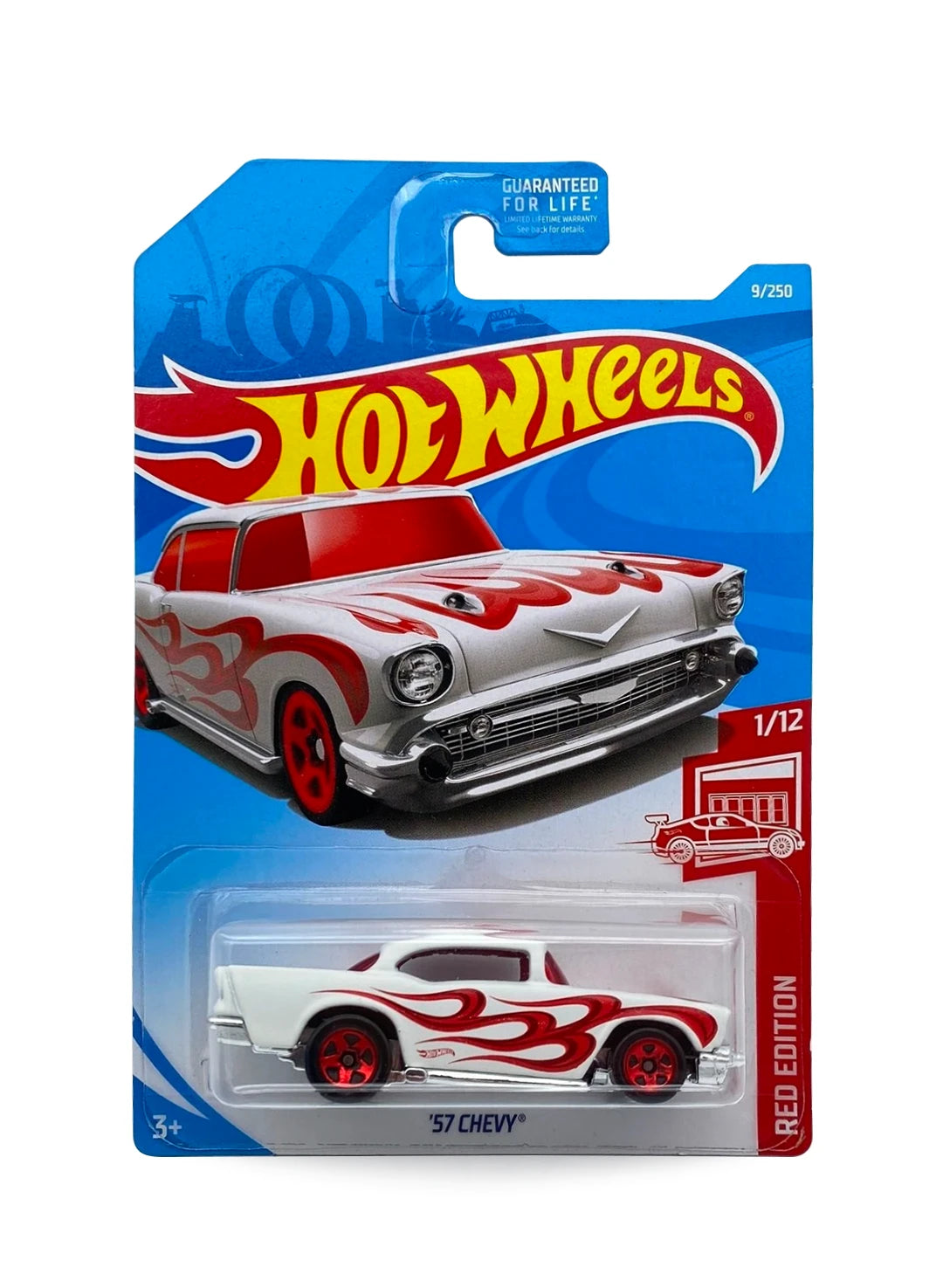 Hot Wheels Red Edition 2019 Chevrolet '57 Chevy 1:64 White