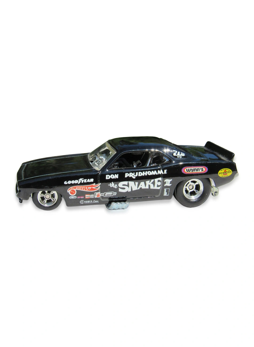 Hot Wheels Dragstrip Demons 2009 "Snake" Prudhome's Black Snake 'Cuda 1:64 – Black