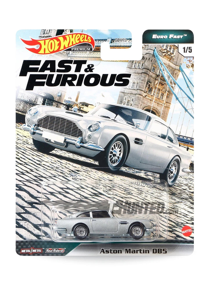 Hot Wheels Fast & Furious Premium Series Euro Fast 2021 Aston Martin DB5 1:64 – Silver