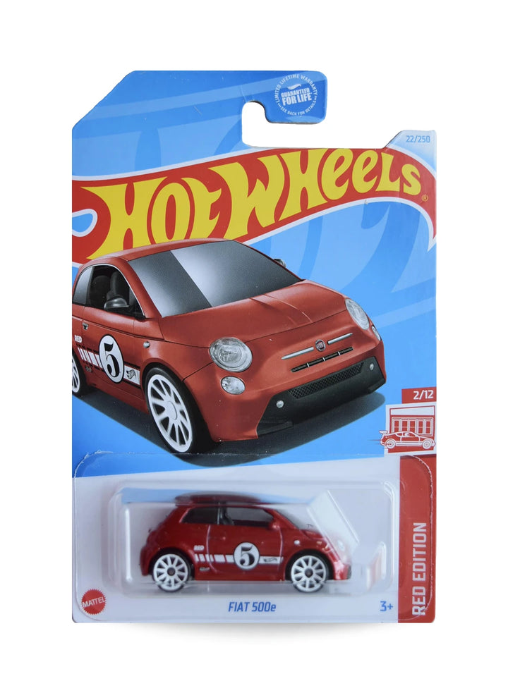 Hot Wheels Red Edition 2024 Fiat 500e 1:64 Red