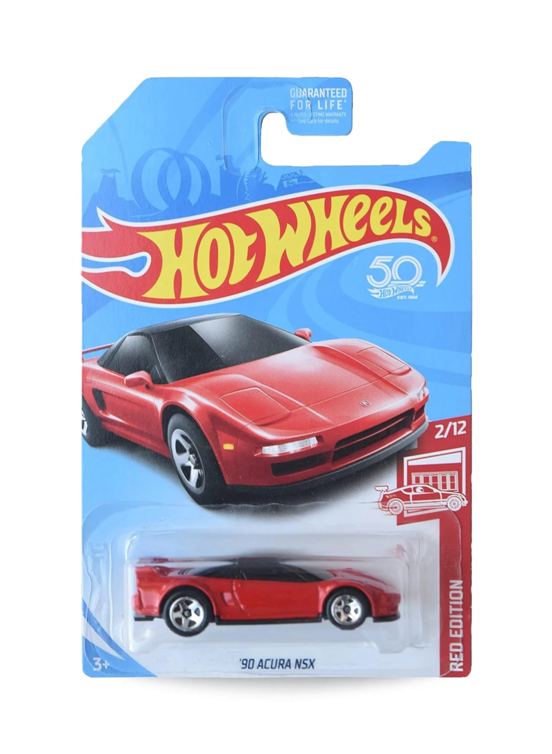 Hot Wheels Red Edition 2018 Acura '90 NSX 1:64 Gloss Red