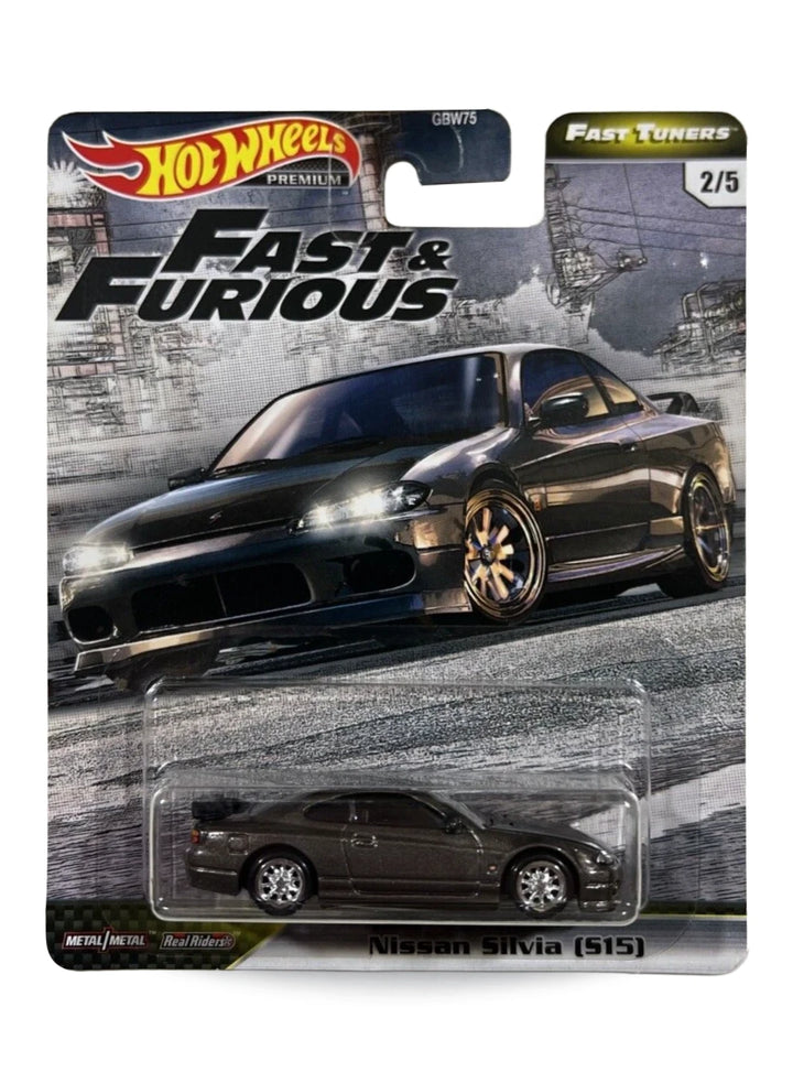 Hot Wheels Fast & Furious Premium Series Fast Tuners 2020 Nissan Silvia (S15) 1:64 – Black