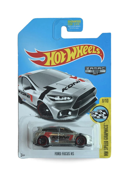 Hot Wheels Walmart Exclusive ZAMAC Editions 2017 Ford Focus RS 1:64  – ZAMAC