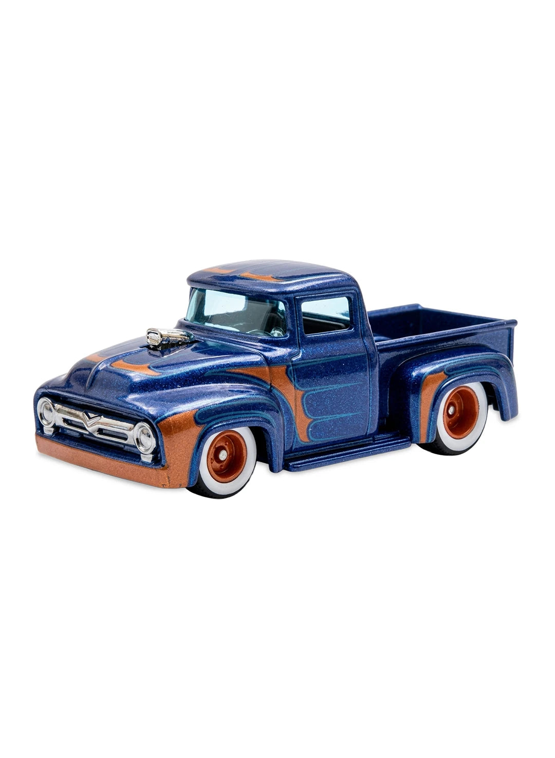 Hot Wheels Garage 2010 Ford Custom '56 Truck 1:64 – Metalflake Blue