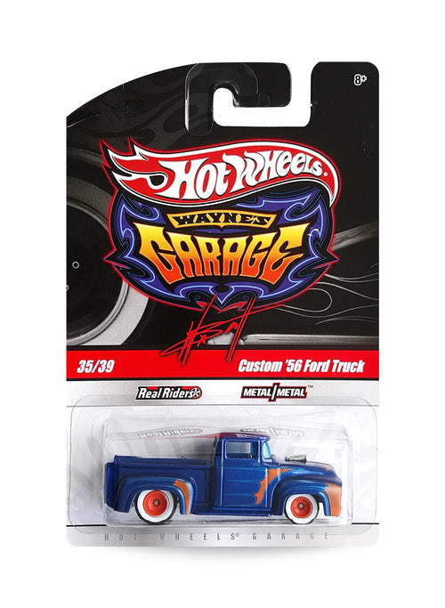 Hot Wheels Garage 2010 Ford Custom '56 Truck 1:64 – Metalflake Blue