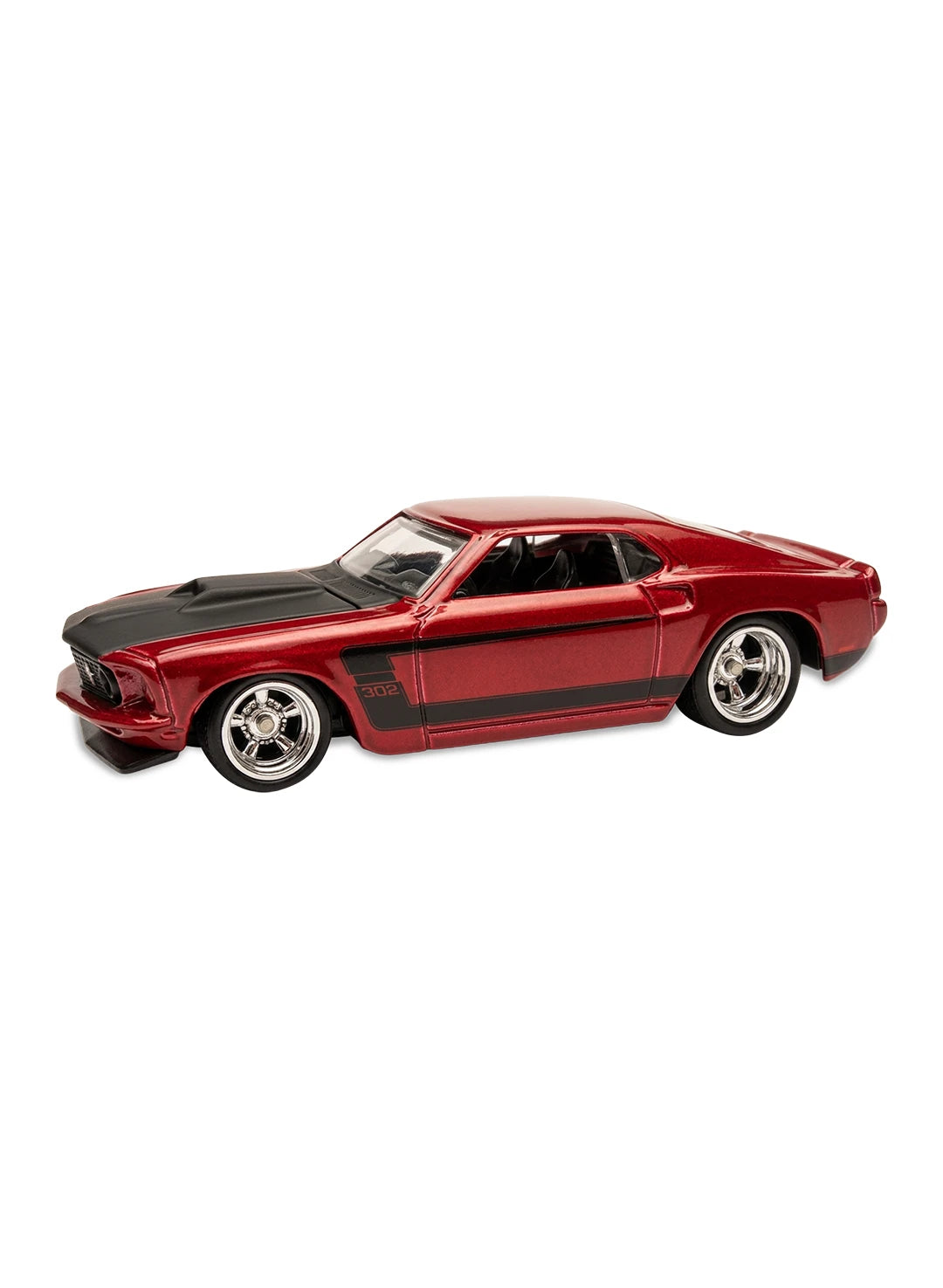 Hot Wheels Larry's Garage 2009 Ford  '69 Ford Mustang 1:64 – Metalflake Dark Red