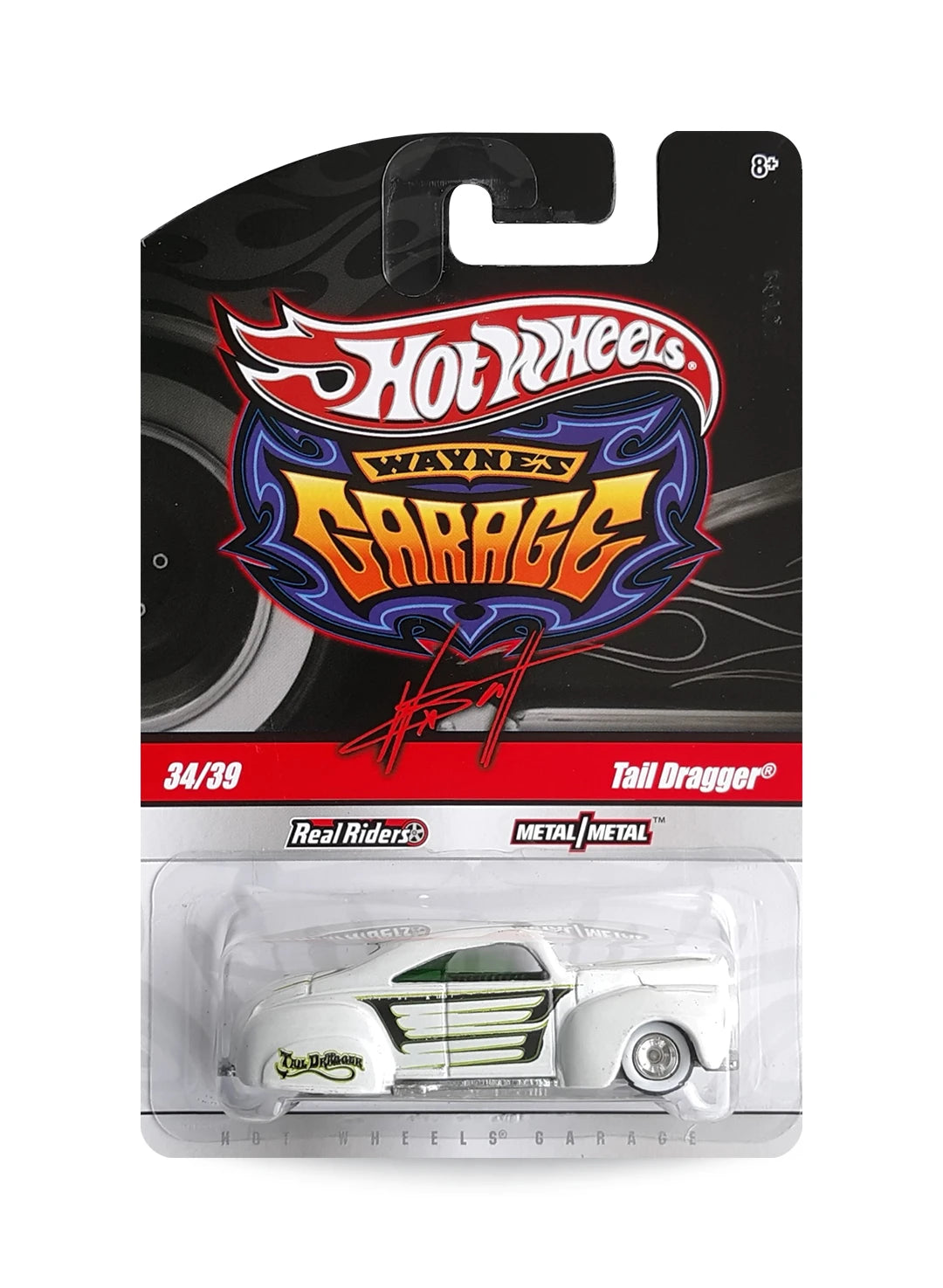 Hot Wheels Garage 2010 Tail Dragger 1:64 – Metalflake White