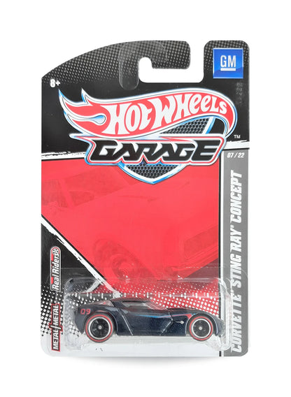 Hot Wheels GM Garage 2011 Chevrolet Corvette Sting Ray Concept 1:64 – Metallic Dark Blue