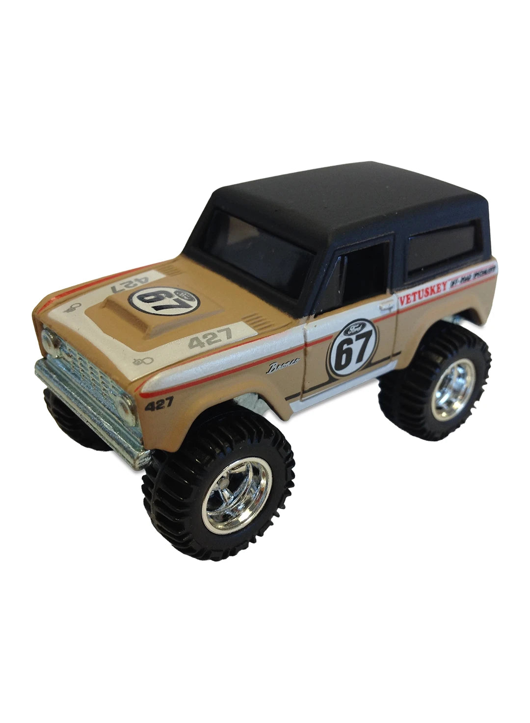 Hot Wheels Ford Garage 2011 Ford '67 Ford Bronco 1:64 – Tan & Black