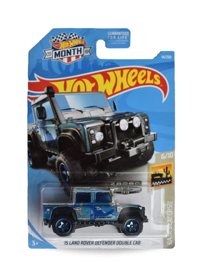 Hot Wheels Walmart Exclusive ZAMAC Editions 2019 Land Rover '15 Defender Double Cab 1:64 – ZAMAC