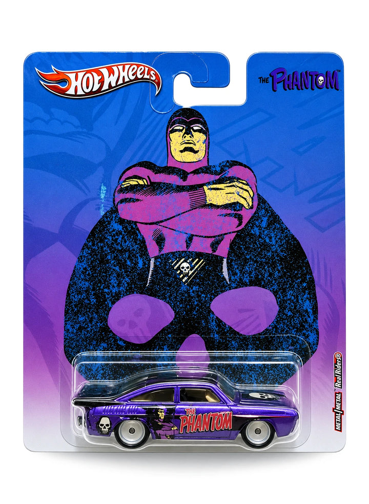 Hot Wheels Pop Culture 2013 King Features The Phantom '65 Volkswagen Fastback 1:64 scale diecast car mint on its original character blister card.