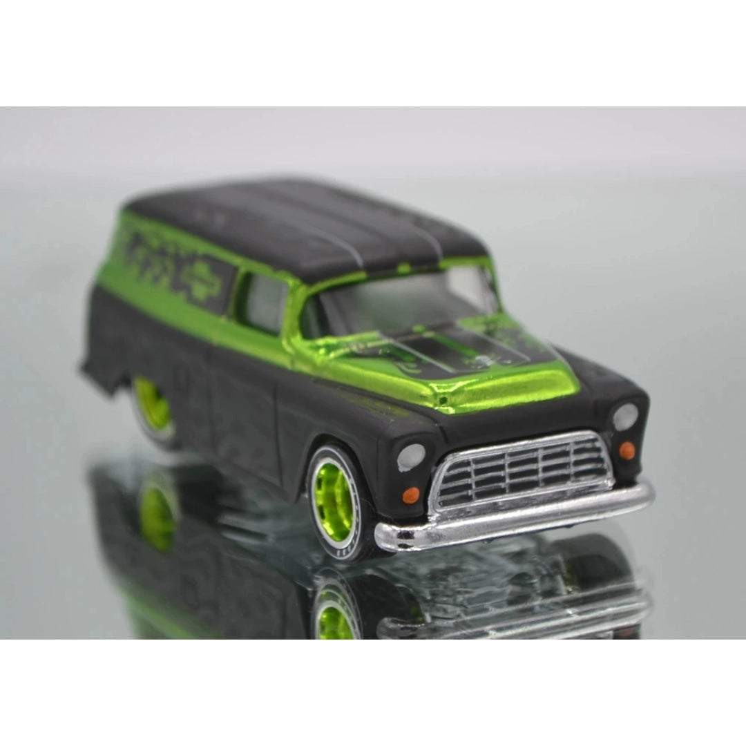 '55 Chevy Panel - Matte Black & Spectraflame Green