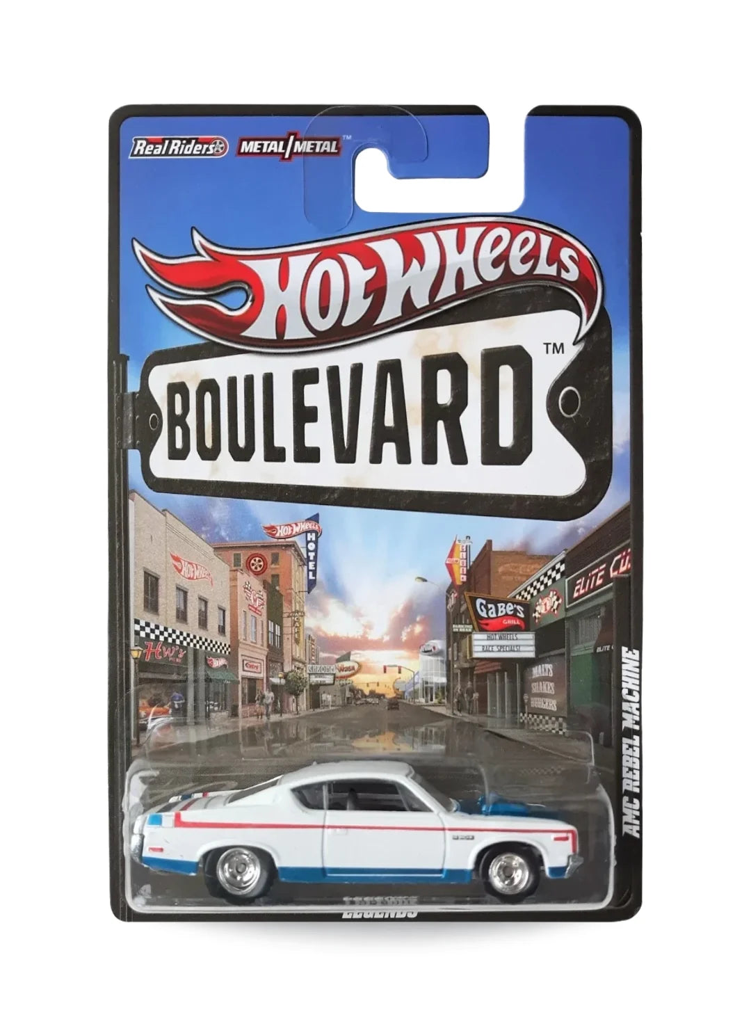 Hot Wheels Boulevard (Pre 2013) – 2012 AMC Rebel Machine 1:64 - White