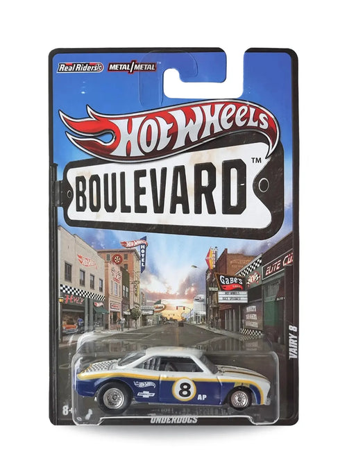 Hot Wheels Boulevard (Pre 2013) – 2012 Chevrolet Vairy 8 1:64 - White & Blue